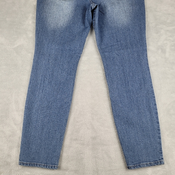 D. Jeans Womens High Rise Blue Skinny Jeans Size 16 - Picture 9 of 12